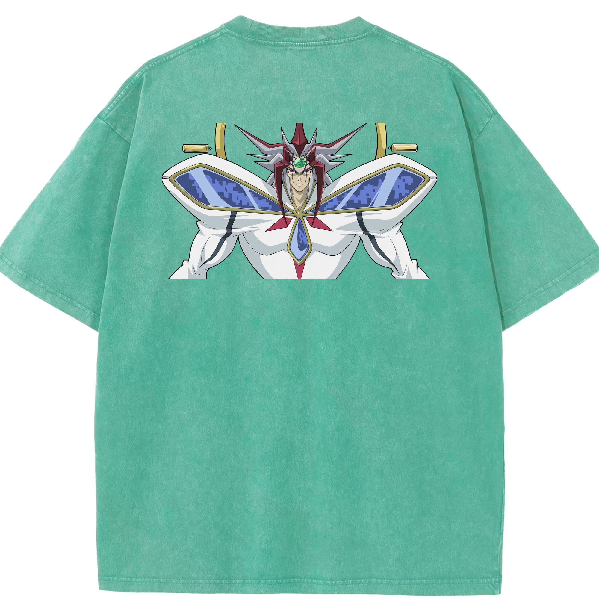 （画像用） 遊☆戯☆王 Yu-Gi-Oh! 綿100% ヴィンテージ風 半袖Tシャツ（背面プリント）